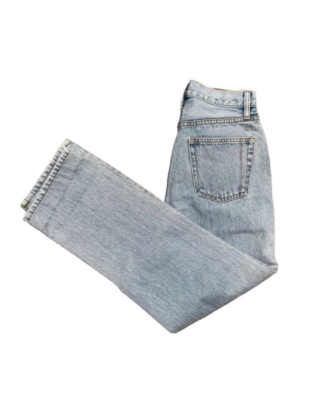 Still Here Childhood Jeans Light Wash Distressed Denim Women’s 26 Cotton